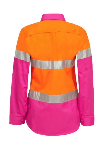 Picture of WorkCraft, Ladies L/S Vented Shirt